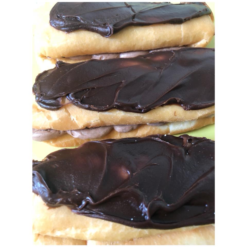 Homemade pastries at Country Pie Shoppe — Snails, scoopies, & more.