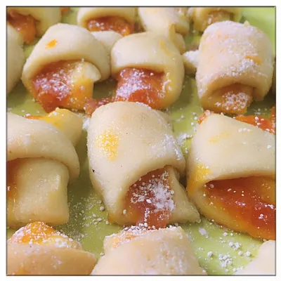 Homemade pastries at Country Pie Shoppe — Snails, scoopies, & more.