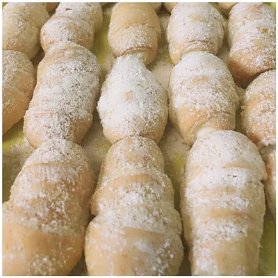 Homemade pastries at Country Pie Shoppe — Snails, scoopies, & more.