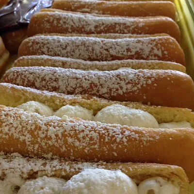 Homemade pastries at Country Pie Shoppe — Snails, scoopies, & more.